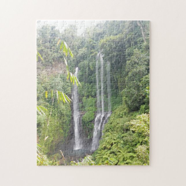 Puzzle Cascadas en Bali, Indonesia (Vertical)
