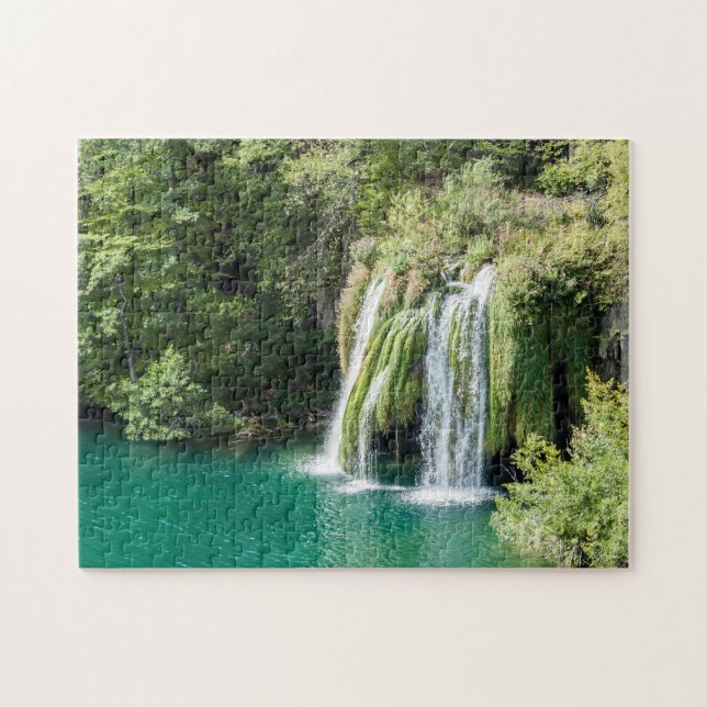 Puzzle Cascadas en el Parque Nacional de Plitvice - Croac (Horizontal)