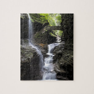 Puzzle Cascadas en la cañada de Watkins, NY