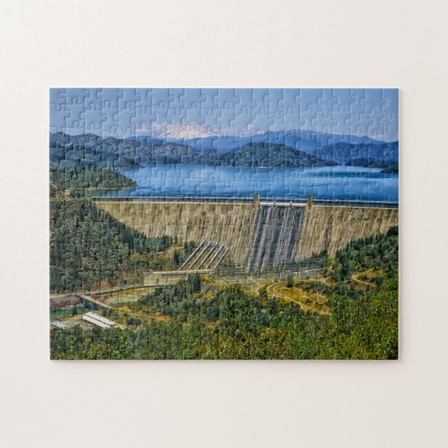 Puzzle Cascadas Fontana Carolina del Norte. (Horizontal)