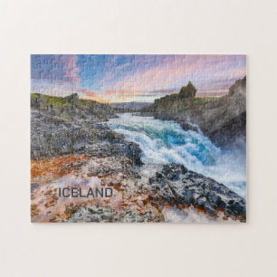 Puzzle Cascadas Geitafoss, Islandia