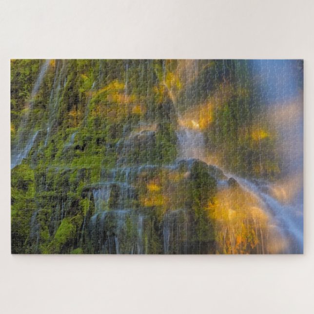 Puzzle Cascadas Proxy Falls Three Sisters Wilderness Oreg (Horizontal)