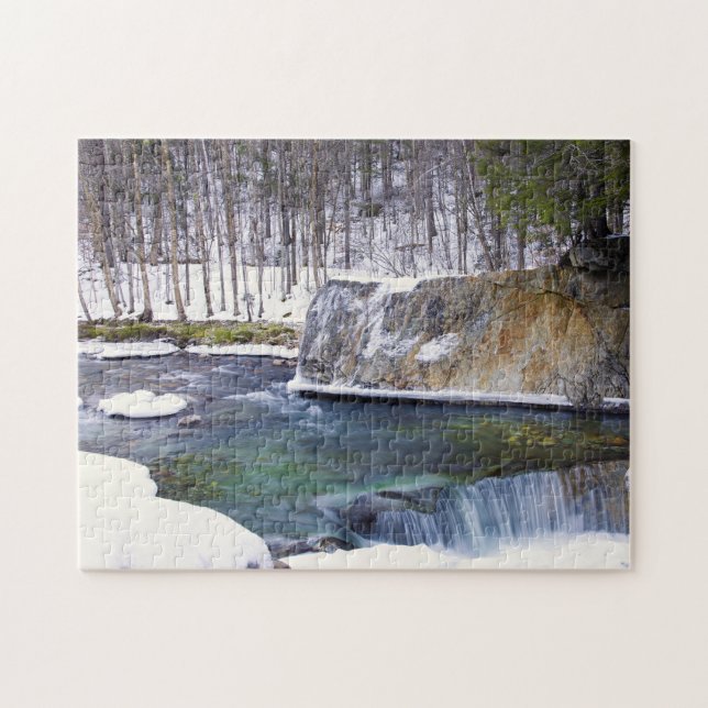 Puzzle Cascadas Warren Vermont. (Horizontal)