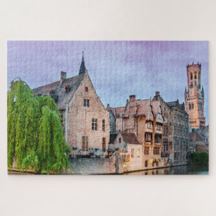 Puzzle Casco antiguo de Brujas y torre Belfry
