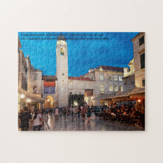 Puzzle Casco antiguo de Dubrovnik Croacia