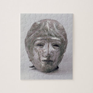 Puzzle Casco con la decoración de Eagle, romana (plata)
