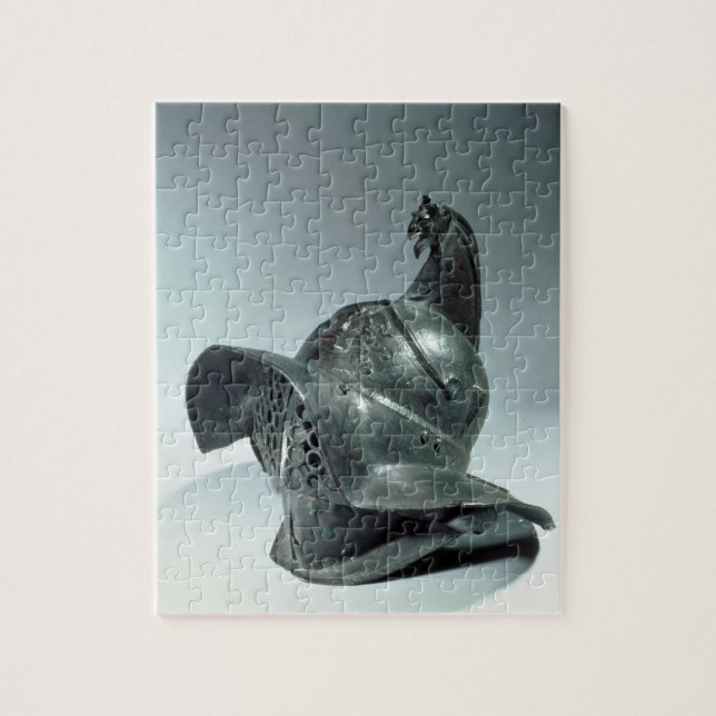 Puzzle Casco de bronce del gladiador de Thracian, romano, (Vertical)