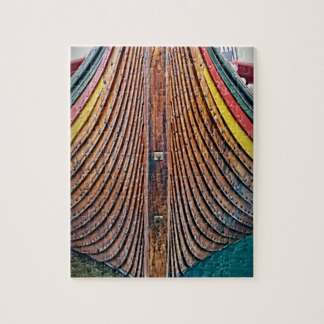 Puzzle Casco de la nave de Viking - 8x10 - 110 PC. (Vertical)