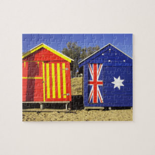 Puzzle Casetas de Baño, Playa Middle Brighton, Puerto 2
