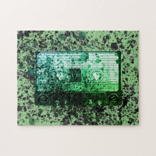 Puzzle Casete de audio retro