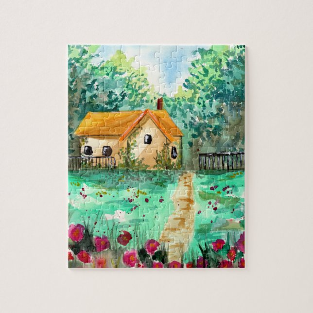 Puzzle Casita de jardín (Vertical)