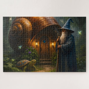 Puzzle Casona de caracol de mago bosque encantado 1014 p