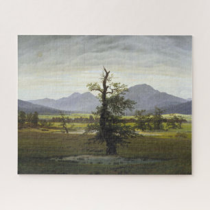 Puzzle Caspar David Friedrich arte "del árbol solitario"