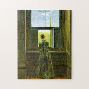 Puzzle Caspar David Friedrich en una ventana