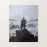 Puzzle CASPAR DAVID FRIEDRICH - Wanderer sobre el mar<br><div class="desc">CASPAR DAVID FRIEDRICH - Wanderer sobre el mar de niebla 1818Aceite sobre lienzo; reproducción</div>
