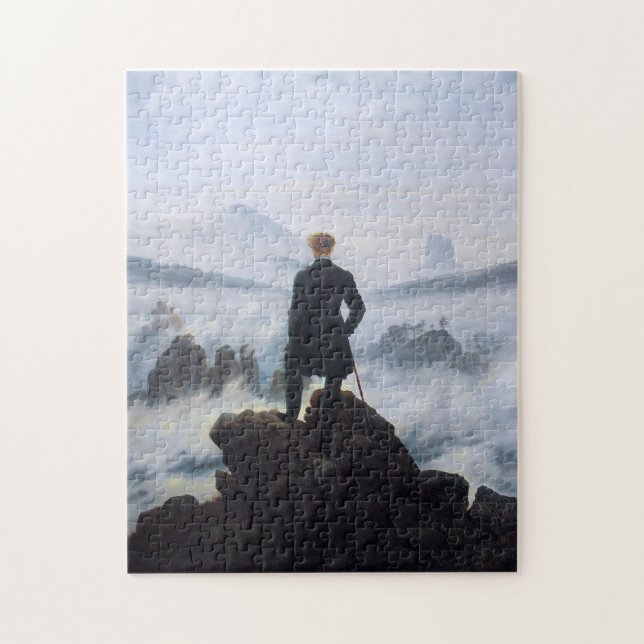 Puzzle CASPAR DAVID FRIEDRICH - Wanderer sobre el mar (Vertical)