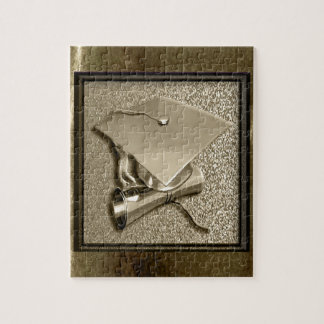 Puzzle Casquillo y diploma del oro en el oro