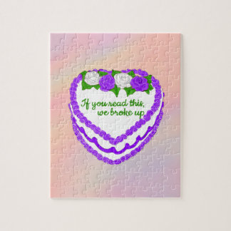 Puzzle Casse-tête Gateau haineux - Tarjeta de agradecimie