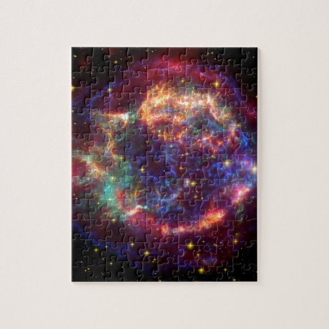 Puzzle Cassiopeia Galaxy Resto de Supernova (Vertical)