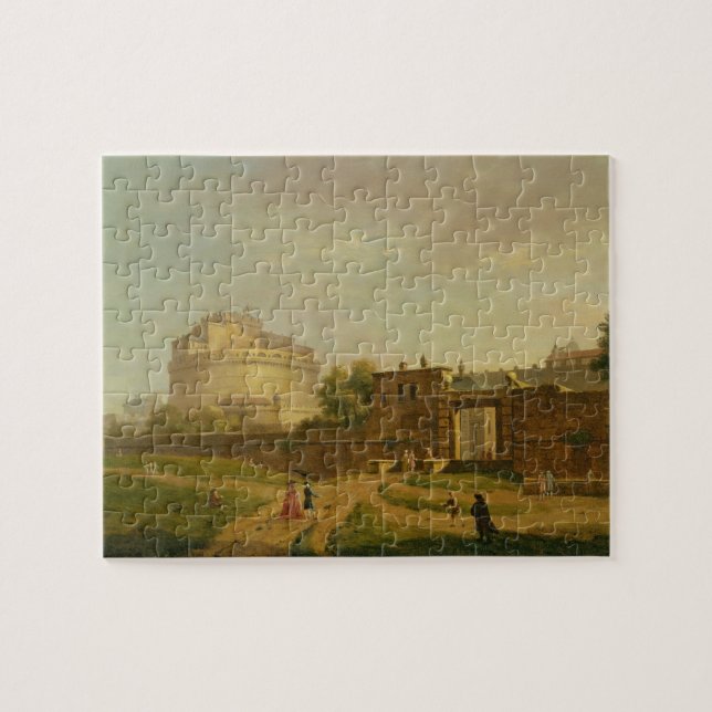 Puzzle Castel Sant'Angelo, Roma, 1776 (aceite en lona) (Horizontal)