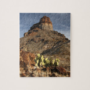 Puzzle Castellano de Cerro en la puesta del sol