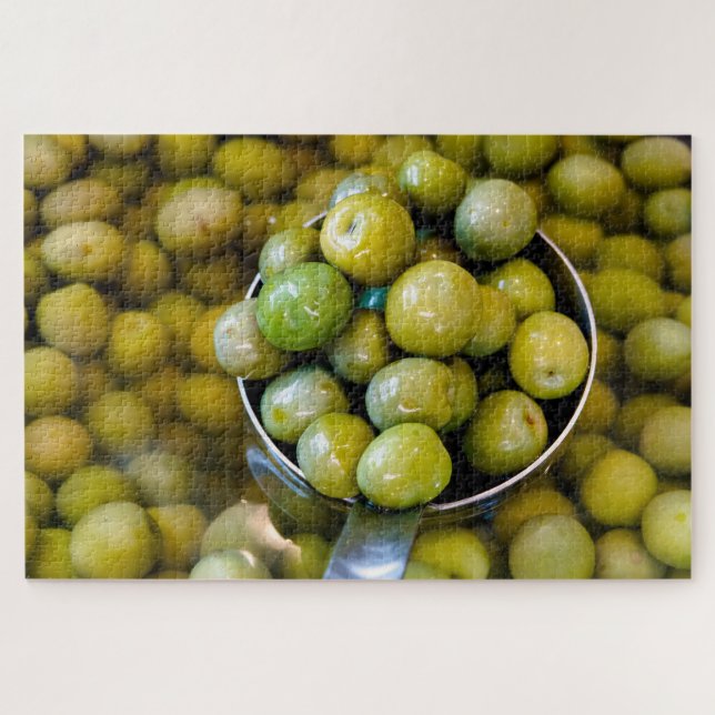 Puzzle Castelvetrano Aceitunas verdes dulces (Horizontal)