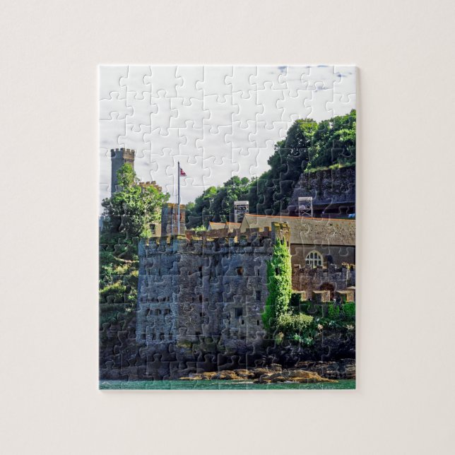 Puzzle Castillo #2, Devon, Inglaterra de Dartmouth (Vertical)