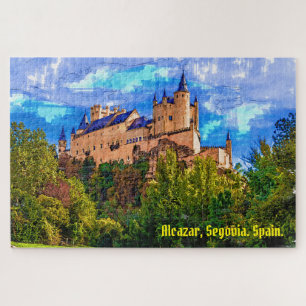 Puzzle Castillo Alcázar, Segovia, España.