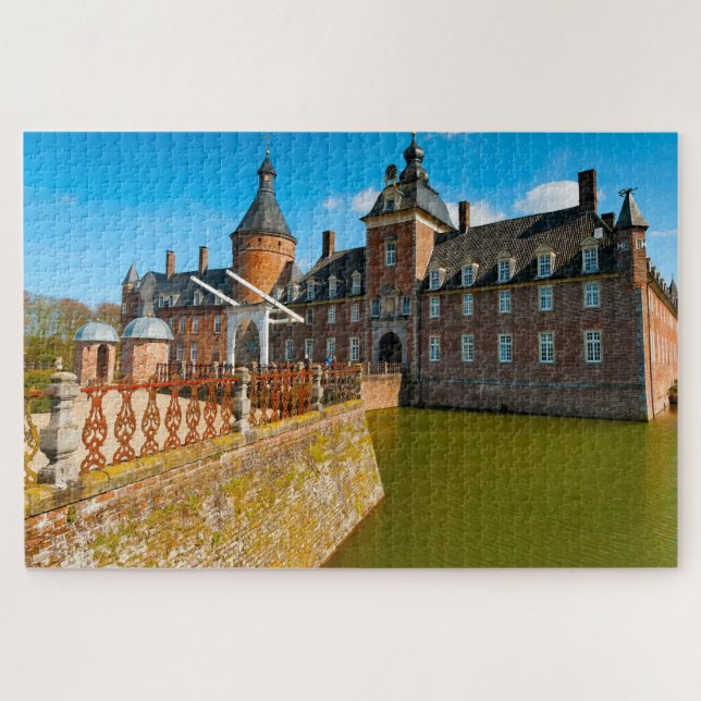 Puzzle Castillo Anholt Niederrhein Alemania. (Horizontal)
