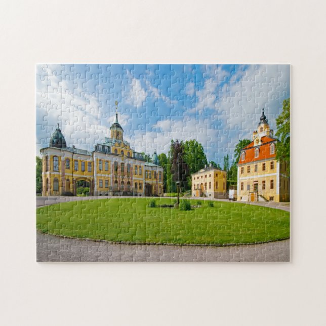 Puzzle Castillo Belvedere Weimar Turingia Alemania. Rompe (Horizontal)