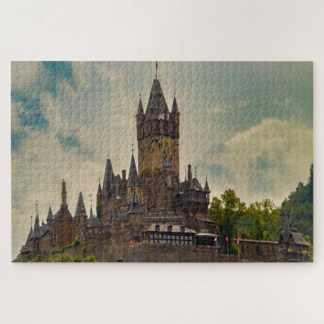 Puzzle Castillo Cochem Mosela Reichsburg. (Horizontal)