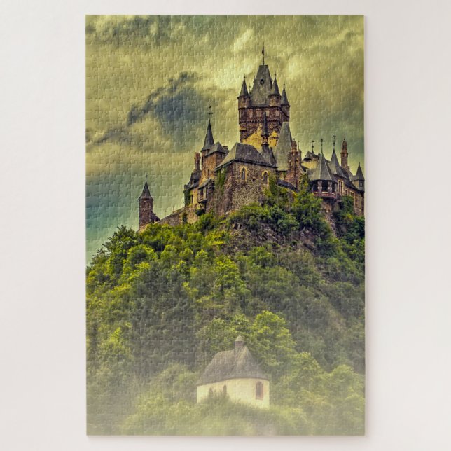 Puzzle Castillo Cochem Mosela Reichsburg. (Vertical)