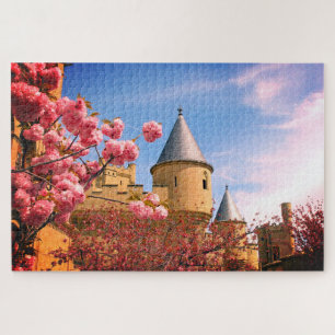 Puzzle Castillo con flores