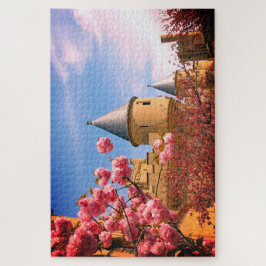 Puzzle Castillo con flores