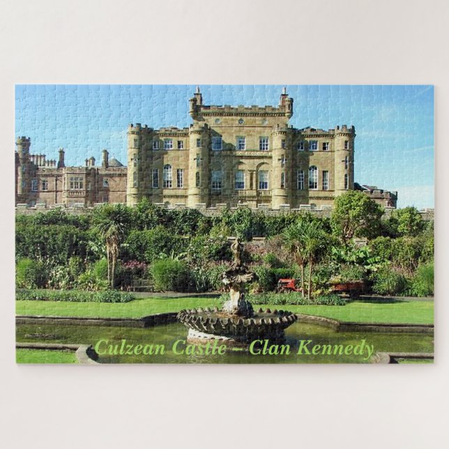Puzzle Castillo Culzean del Clan Kennedy escocés (Horizontal)