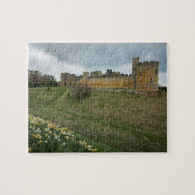 Puzzle Castillo de Alnwick, Northumberland, Reino Unido (Horizontal)