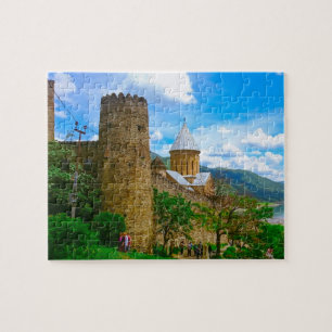 Puzzle Castillo de Ananuri Georgia Aragvi Caucuses Montañ