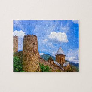 Puzzle Castillo de Ananuri Georgia Aragvi Caucuses Montañ