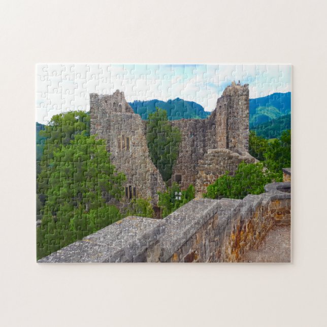 Puzzle Castillo de Badenweiler Selva Negra. (Horizontal)