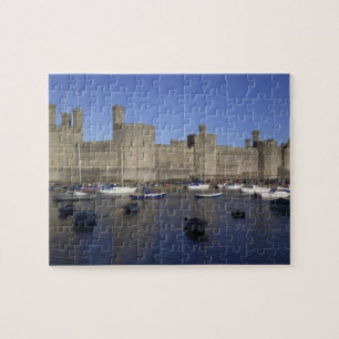 Puzzle Castillo de Caernarfon, Gwynedd, Gales (RF)