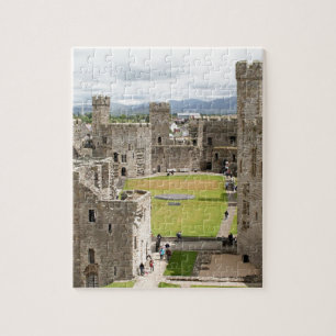 Puzzle Castillo de Caernarfon, País de Gales, Reino Unid