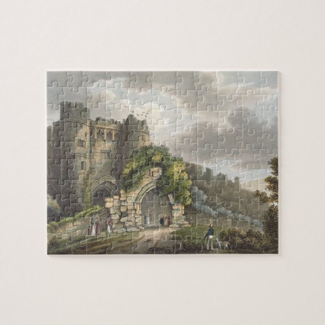 Puzzle Castillo de Carisbrook, 'de la isla del Wight (Horizontal)