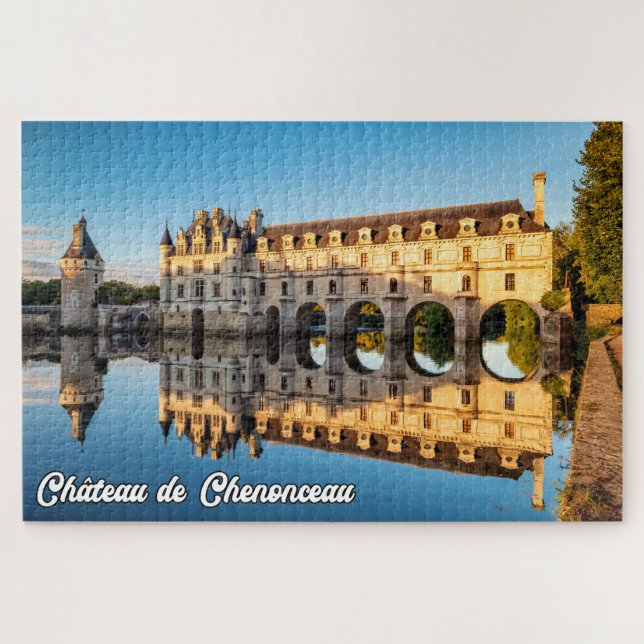 Puzzle Castillo de Chenonceau, Francia (Horizontal)