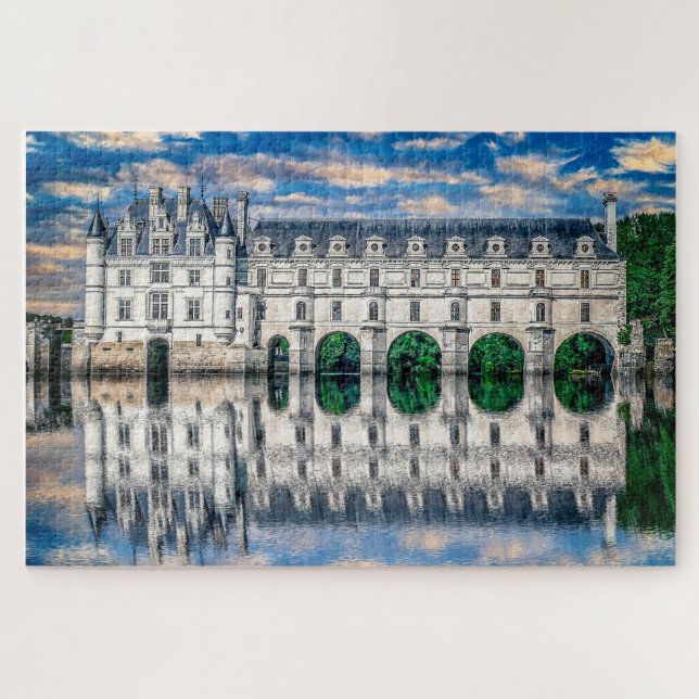 Puzzle Castillo de Chenonceau. Francia. (Horizontal)