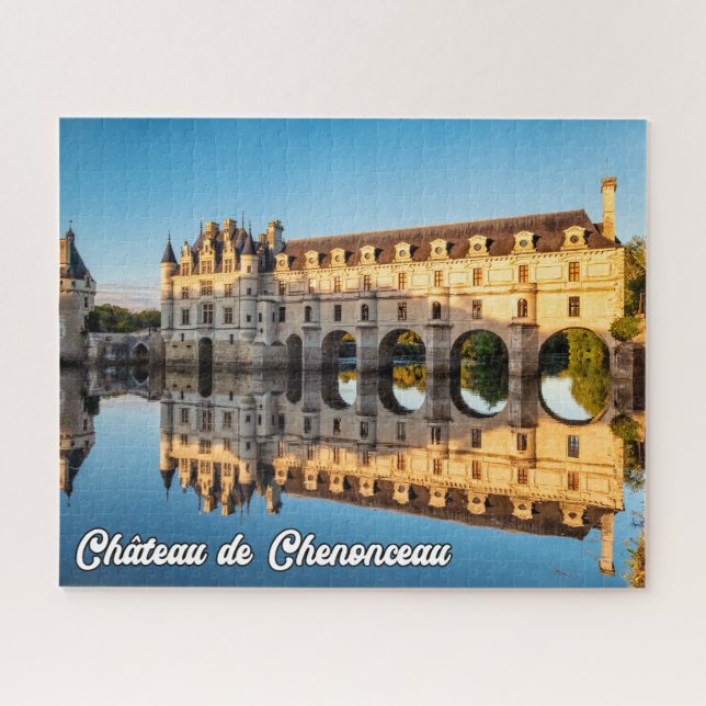 Puzzle Castillo de Chenonceau, Francia (Horizontal)