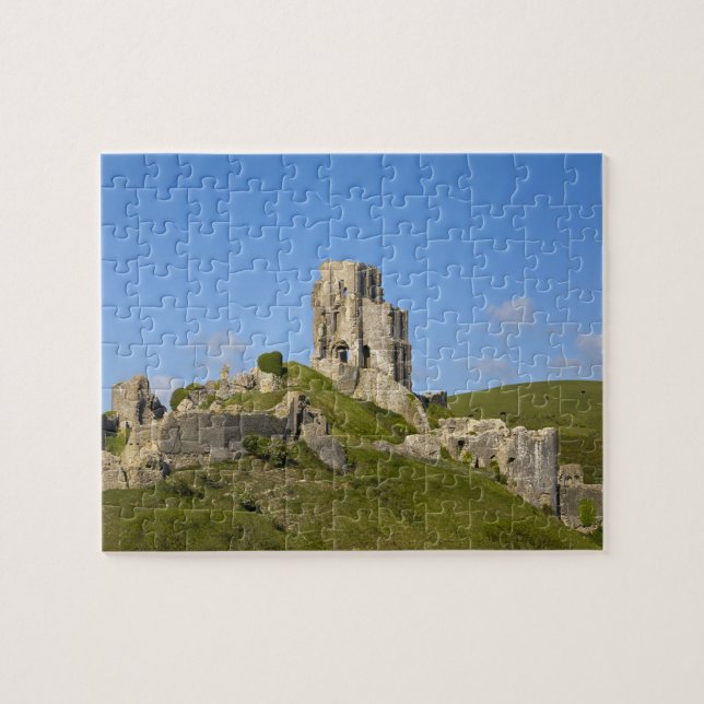 Puzzle Castillo de Corfe, Dorset, Inglaterra (Horizontal)