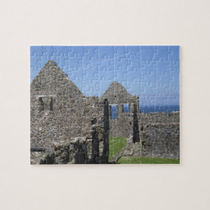 Puzzle Castillo de Dunluce cerca de Bushmills y Portrush,