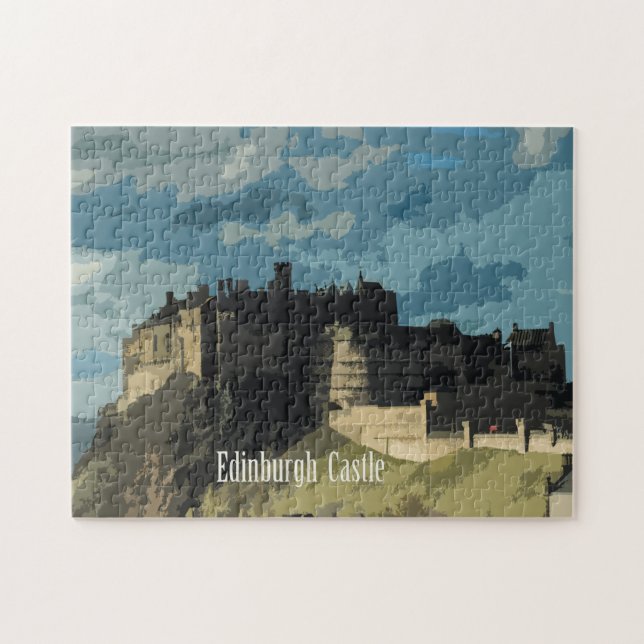 Puzzle Castillo de Edimburgo, Escocia (Horizontal)