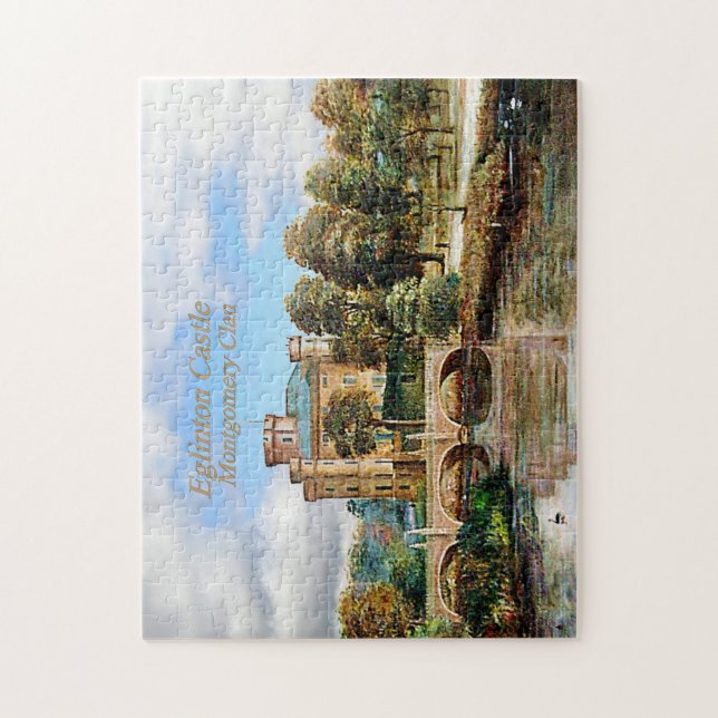 Puzzle Castillo de Eglinton - Montgomery Clan escocés (Vertical)