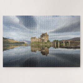 Puzzle Castillo de Eilean Donan con la reflexión en